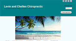 Desktop Screenshot of levinchellenchiropractic.com